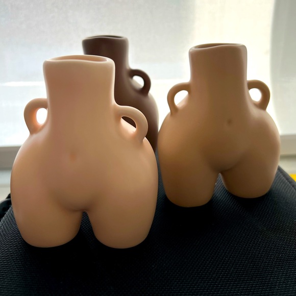 BNIB Anissa Kermiche 3 pc “Love Handles” mini vases/candlesticks - Picture 1 of 5